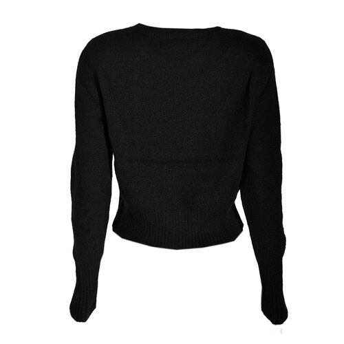 Suéter liso Philosophy Jr talla unitalla color negro modelo XND2204