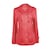Gabardina para mujer, con capucha, jareta y broches Philosophy talla mediana color rojo modelo GCH1131R
