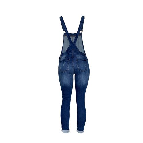 Overol rasgado con bolsas Philosophy talla mediana color azul medio modelo 90092NWX