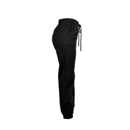 Pantalón con elástico en cintura, jareta y bolsas Philosophy talla chica color negro modelo YP4459NCH