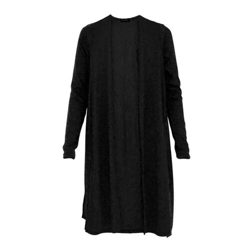 Ensamble liso con abertura en costados Philosophy talla grande color negro modelo 68384NAC
