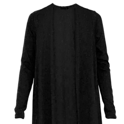 Ensamble liso con abertura en costados Philosophy talla grande color negro modelo 68384NAC
