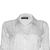 Blusa con elevación en mangas y botones Philosophy talla grande color blanco modelo WTP261N