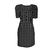 Vestido para mujer con botones y estampado a cuadros Philosophy talla mediana color negro combinado modelo 71277