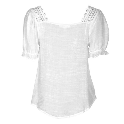 Blusa con detalle de encaje para mujer Philosophy