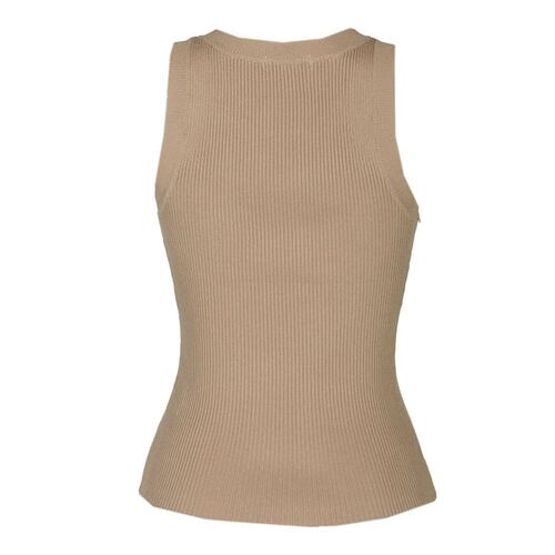 Playera para mujer, lisa Philosophy Jr talla mediana color café modelo CR2116
