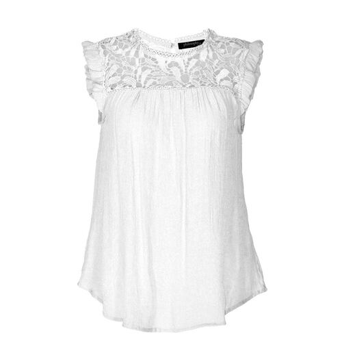 Blusa con detalle de encaje para mujer Philosophy