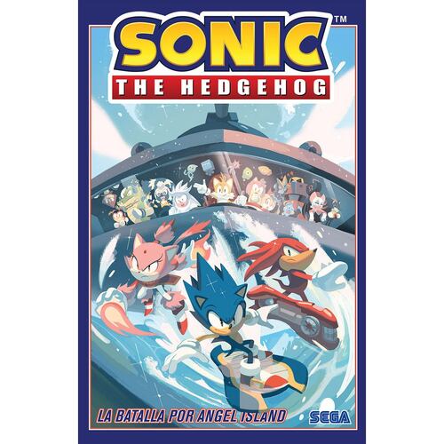 Comic Sonic The Hedgehog La Batalla Por Angel Island 3a