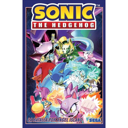Comic Sonic The Hedgehog La Batalla Por Angel Island 3b