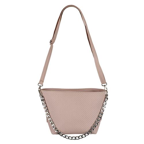 Bolsa Gianni Bini Shoulder Rosa tejido Luciana RS