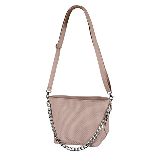 Bolsa Gianni Bini Shoulder Rosa tejido Luciana RS