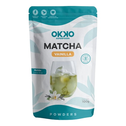 Té Matcha Sabor Vainilla 100 g Okko