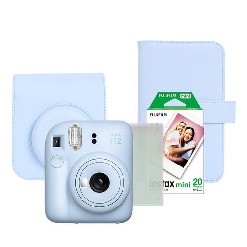 Kit de cámara Fujifilm Instax Mini 12 blanca