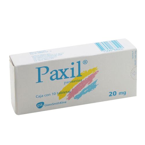 Paxil 20 Mg Tab 10