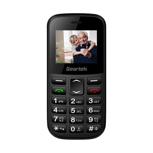 Teléfono celular Geartek libre T36 negro