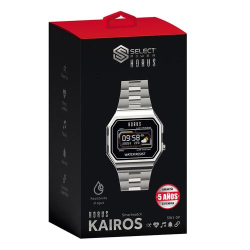 Smartwatch Select Power Horus Kairos Plata