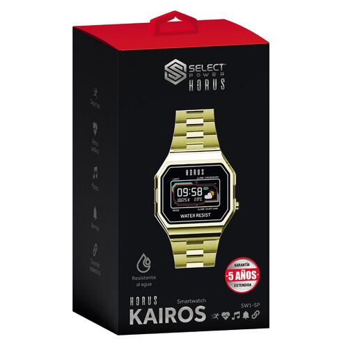 Smartwatch Select Power Horus Kairos Dorado