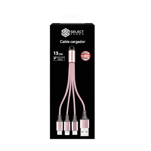 Cable Select Power Micro usb/Tipo C/Lightning
