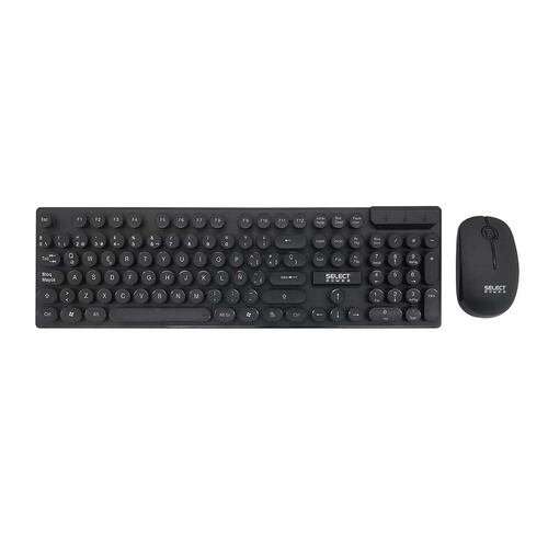 Teclado Mouse Inal Negro Spwr