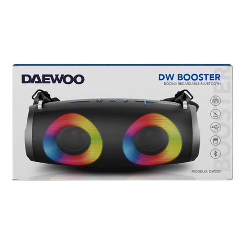 Bocina Daewoo Booster BT DW220 Negro