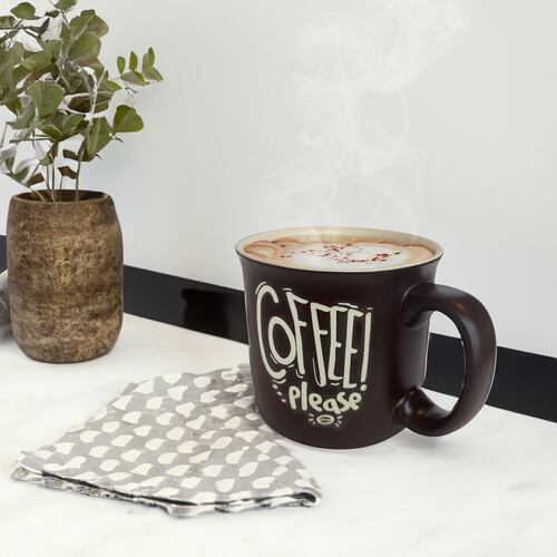 Taza de Cerámica 550ml Color Café