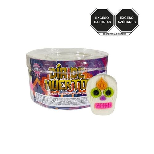 Figuras de Malvavisco con Gomitas Halloween Día de Muertos Surtido 350 g Risa