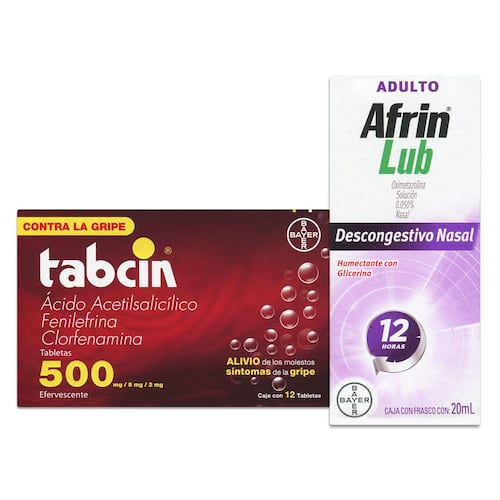 Tabcin 500 tab+ afrin lub