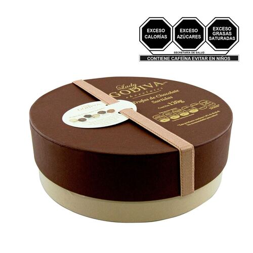 Estuche Redondo Trufas 120 g