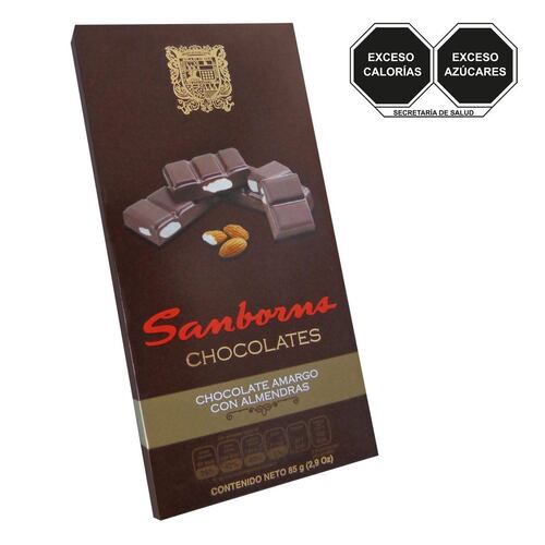 Tablilla Chocolate Oscuro C/Almendra 85 g E24