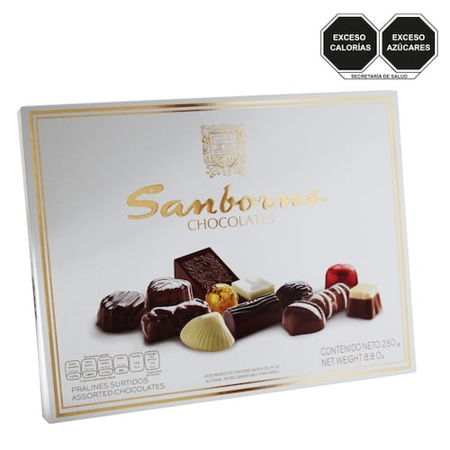 Caja Blanca Sanborns Chocolates