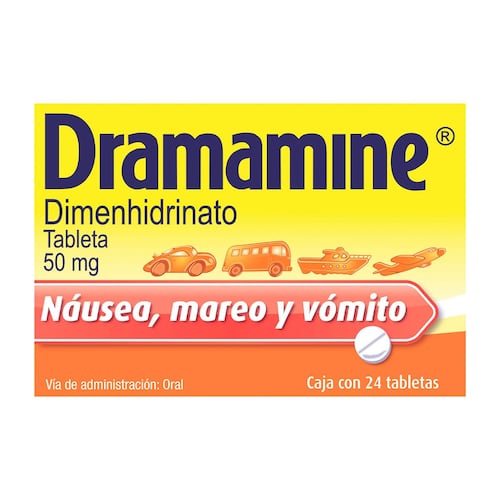 Dramamine 50 mg 24 Tabletas