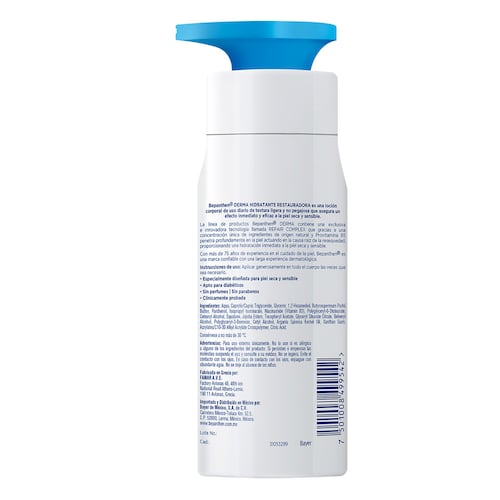 Bepanthen Derma Hidratante Restauradora Loción Corporal 400ml