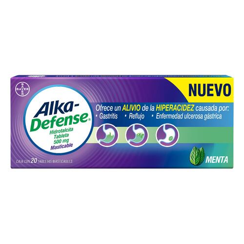 Alka-Defense 20 Tabletas Masticables