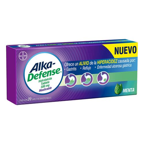 Alka-Defense 20 Tabletas Masticables