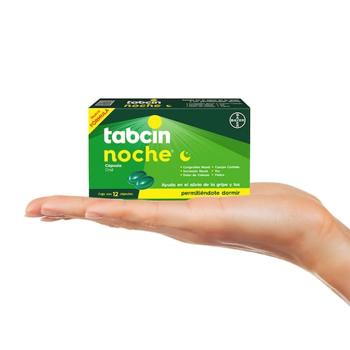 Tabcin Noche 325mg/10mg 12 Cápsulas