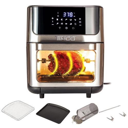 TIMCO Freidora de Aire Premium con Pantalla Digital y 10 Funciones Prestablecidas