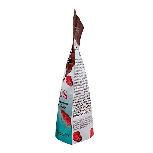 Bolsa de Arandanos c/Chocolate Amargo Sin Azúcar La Suiza 50Gr