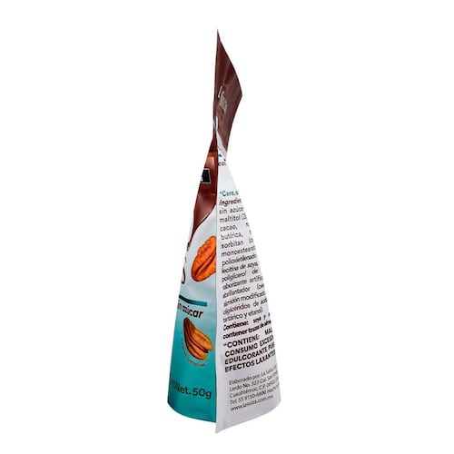 Bolsa De Nueces c/Chocolate Amargo Sin Azúcar La Suiza 50Gr