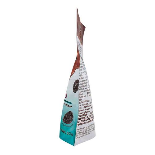 Bolsa de Pasitas c/Chocolate Amargo Sin Azúcar La Suiza 50Gr