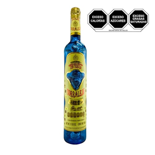 Botella de Chocolate Amargo con Tequila Corralejo 500g