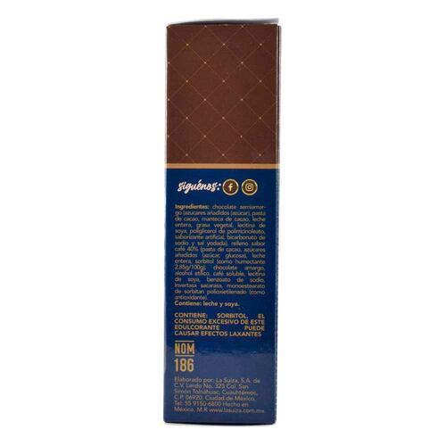 Chocolate Semi-Amargo con Relleno Sabor Cafe La Suiza 30G