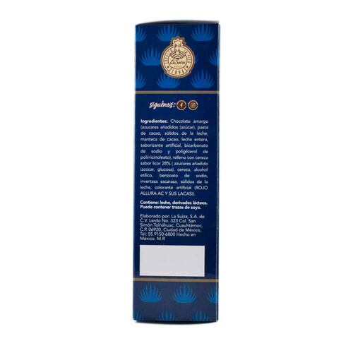 Chocolate Amargo Relleno c/Tequila Reposado La Suiza 30g
