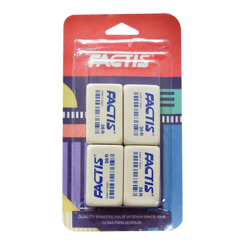 Set Gomas FACTIS 4 Piezas
