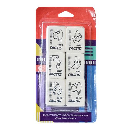 Set Gomas FACTIS 6 Piezas