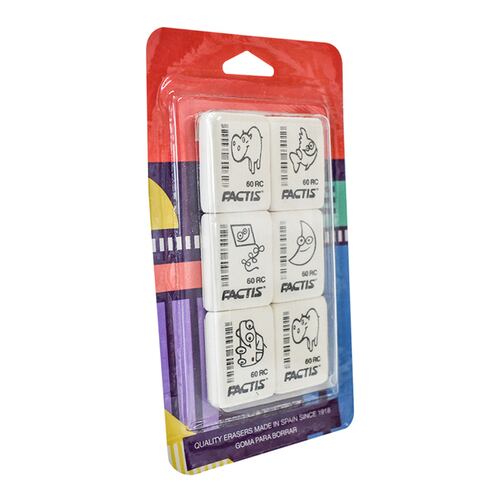 Set Gomas FACTIS 6 Piezas
