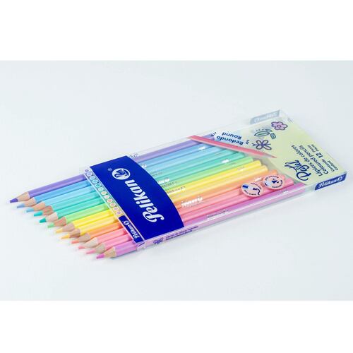 Lápices largos colores pastel con12 piezas (3,3 mm)