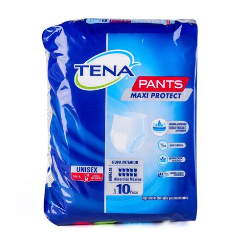 Tena Ropa Interior Desechable para Incontinencia Talla Mediana 10 piezas