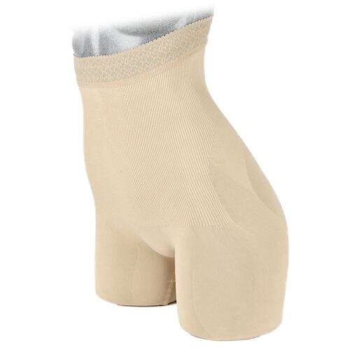Body boxer Body Siluette seamless alto control puente sin refuerzo 1301-3868 mediana nude dama