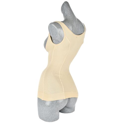 Camiseta senos libres Body Siluette seamless alto control invisible 107-4232 grande nude dama