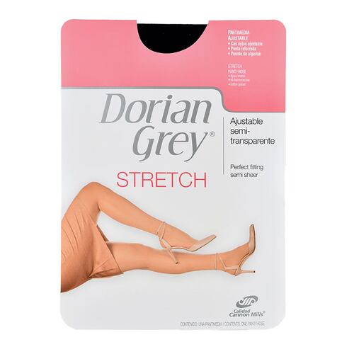Pantimedia Dorian Grey Stretch semi transparente 224 chica negro dama